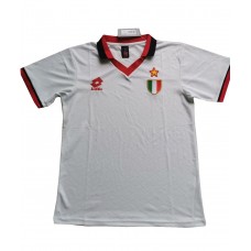 AC Milan 93/94 Away White Blank Soccer Jersey